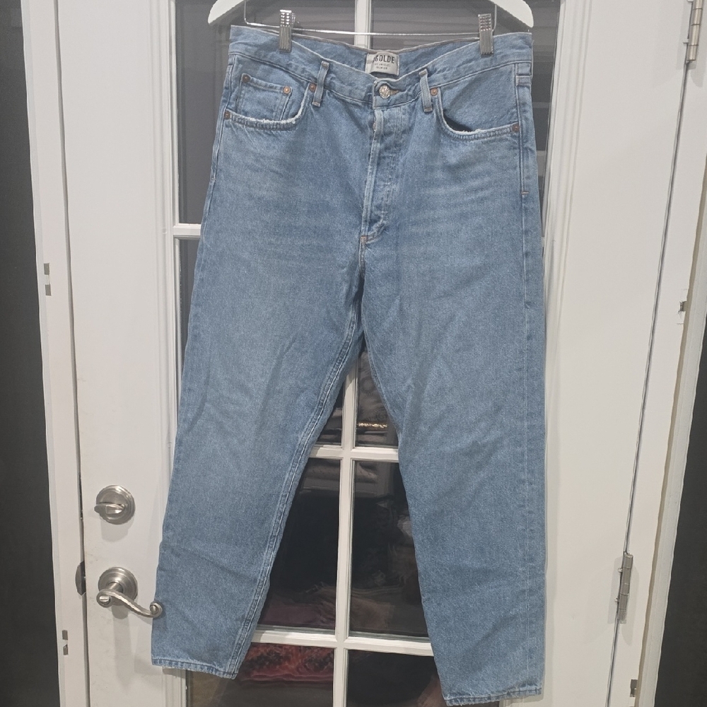 Agolde Los Angeles Premium Light Blue Denim